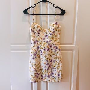 Zara Floral Mini Dress NWOT size XS